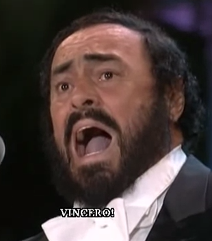 Pavarotti sings Lucio Dalla s Caruso