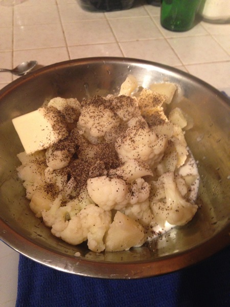 4Mash with butter and pepper